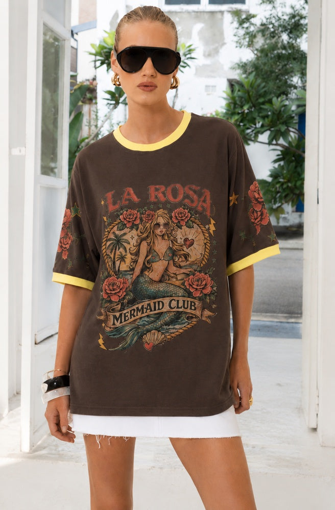 Mocha La Rosa Tee