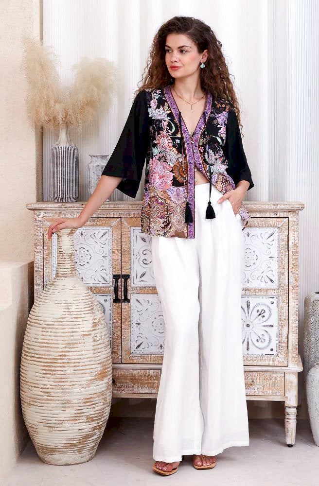 Moonlit Bloom Top