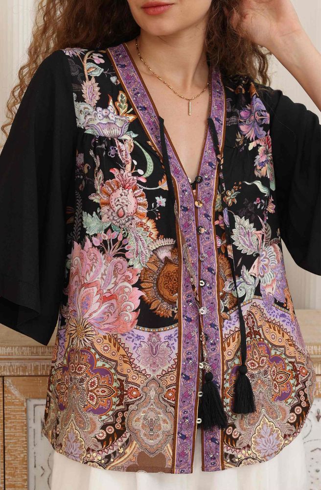 Moonlit Bloom Top