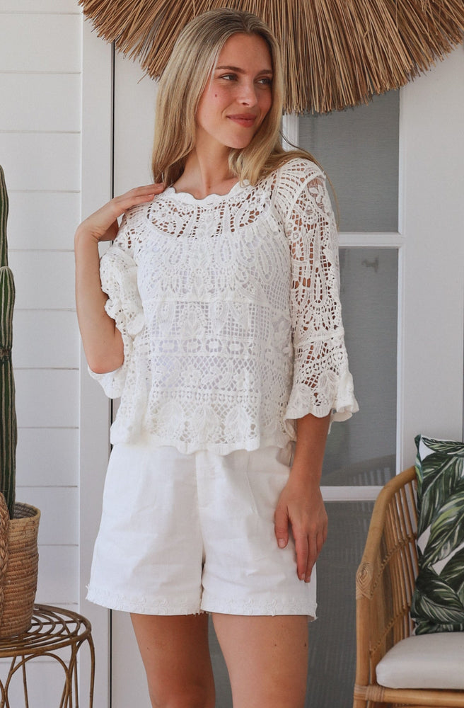 Moonlit Boheme Crochet Top