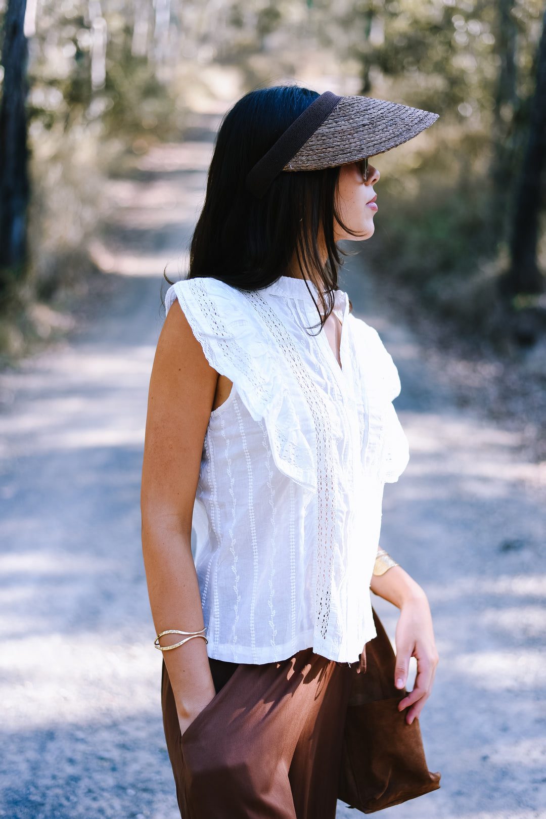 Natural Choco Straw Hat
