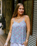 Olive Flower Kelly Singlet