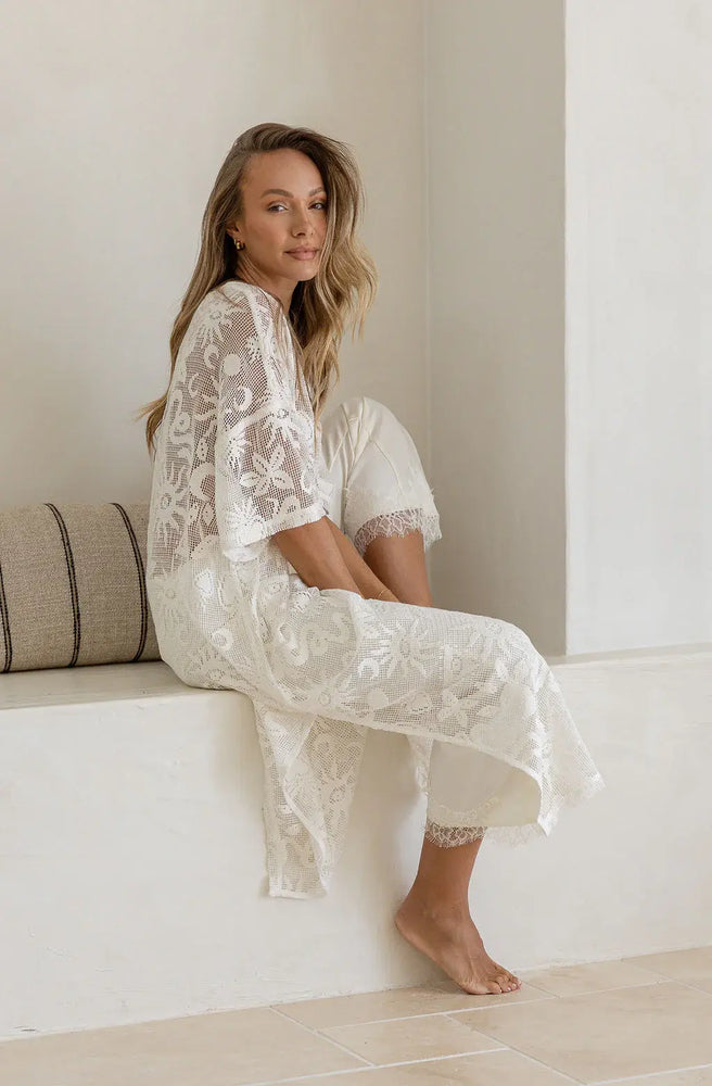 Olympus Lace Shift Dress