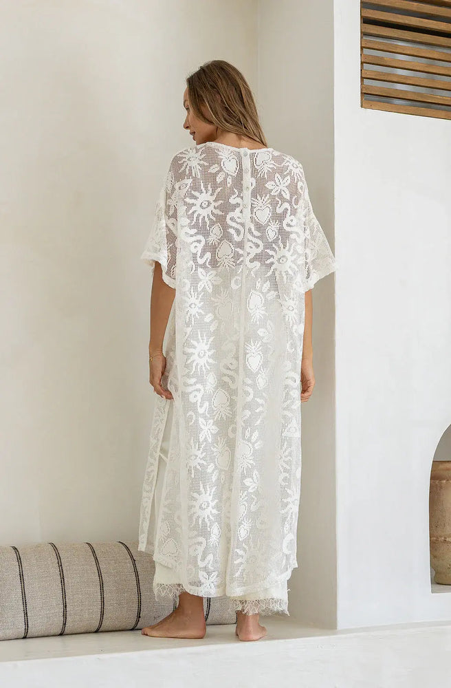 Olympus Lace Shift Dress