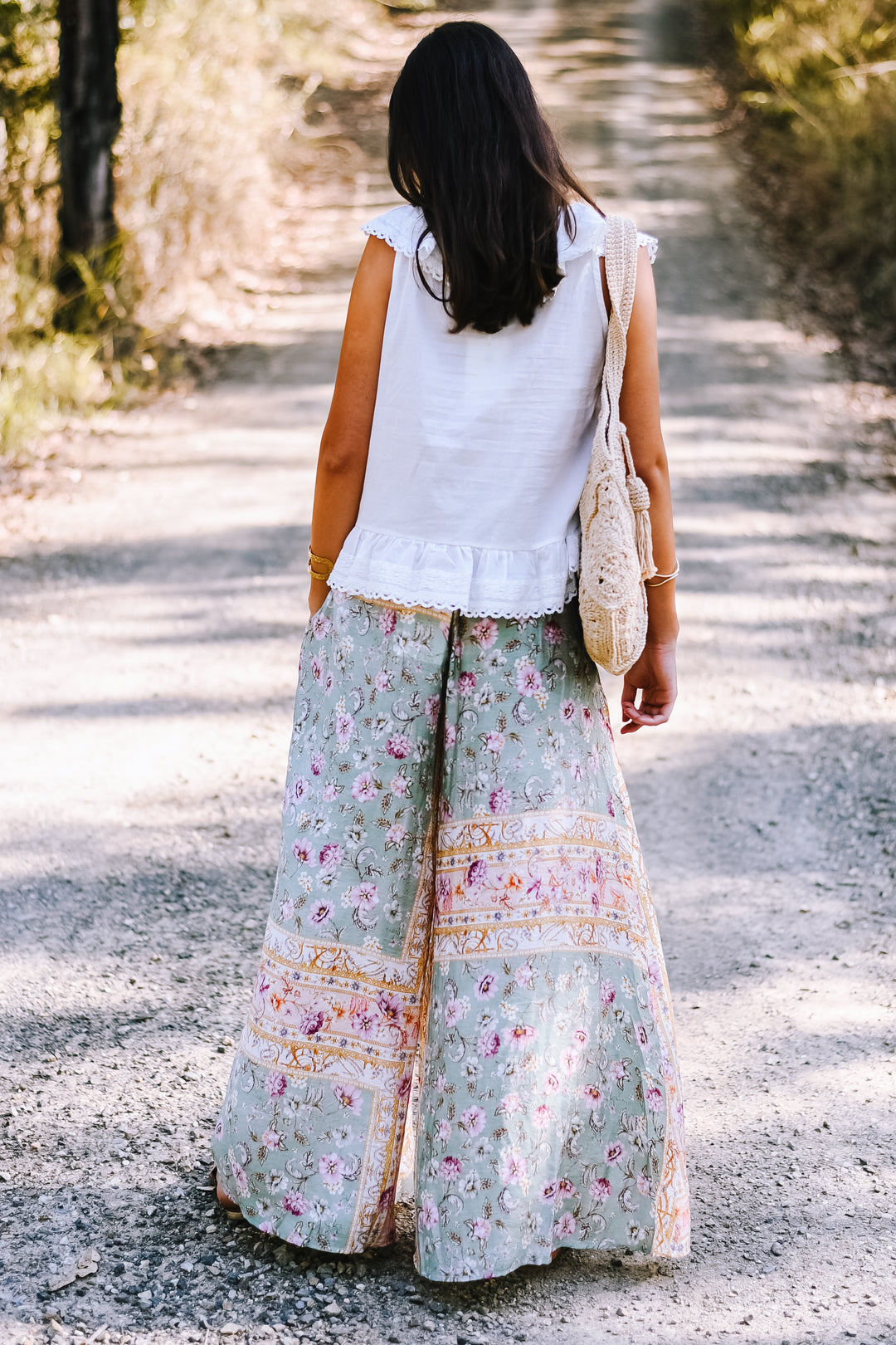 Pastel Mosaic Maxi Pants