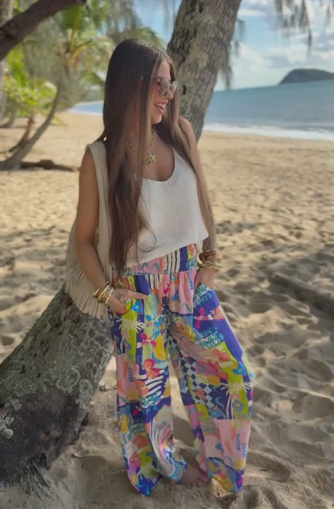 Funky Pineapple Queen Pants