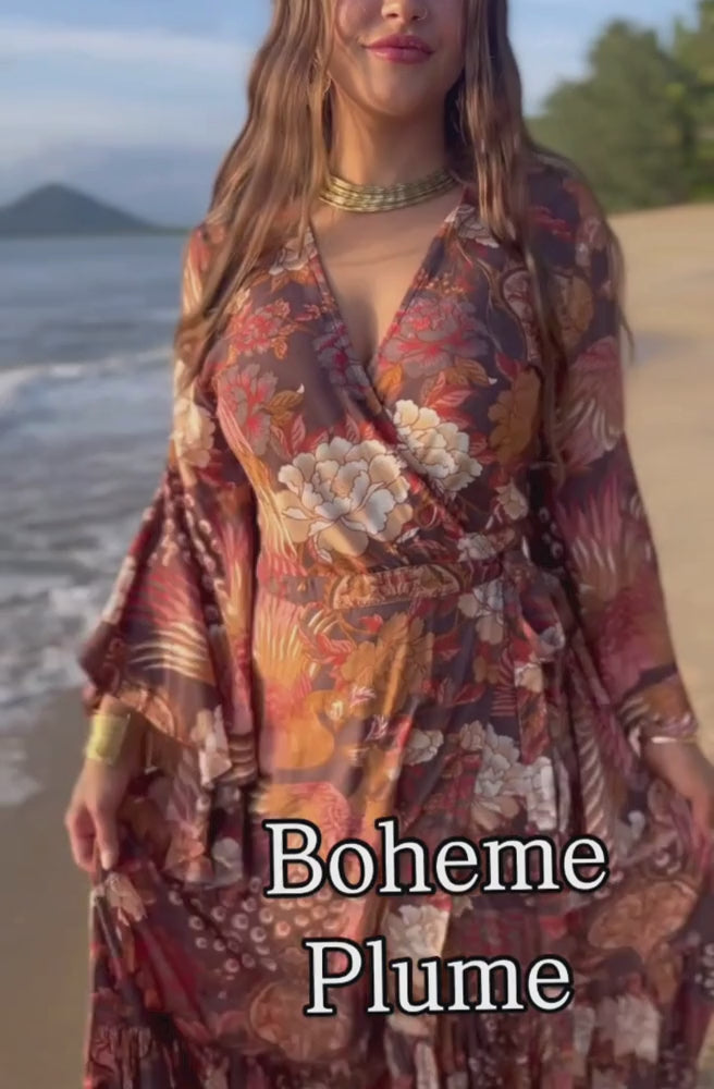 Boheme Plume Saradon Dress