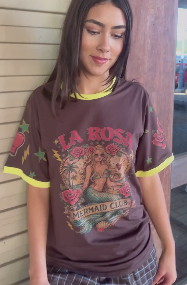Mocha La Rosa Tee
