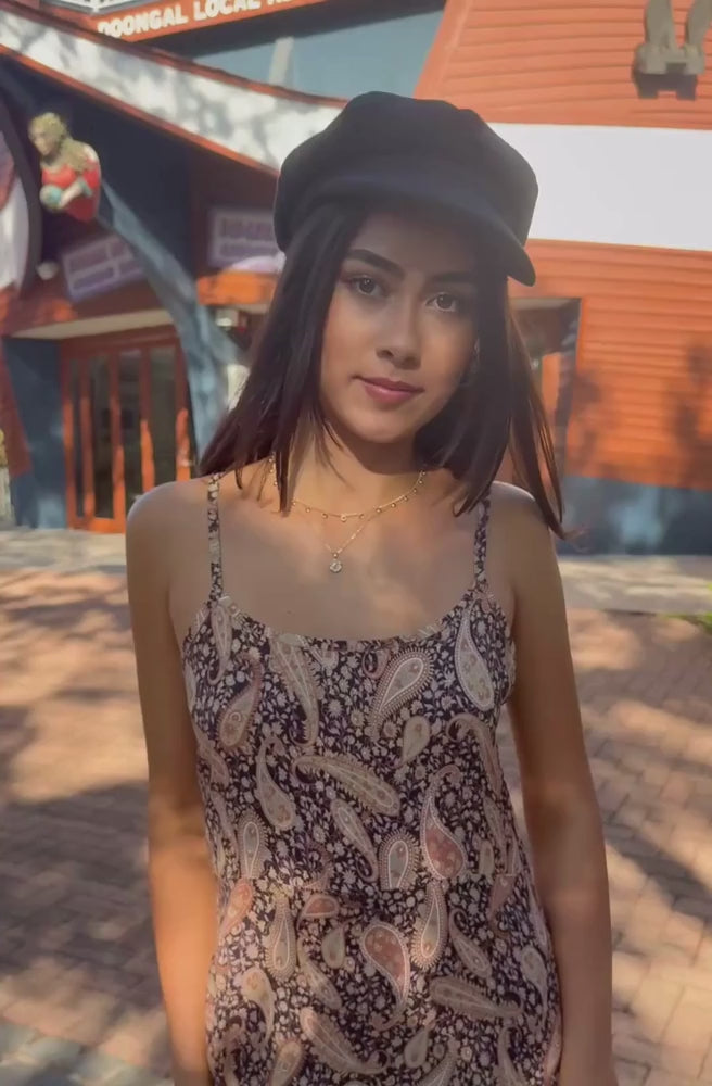 Dusk Paisley Dune Dress