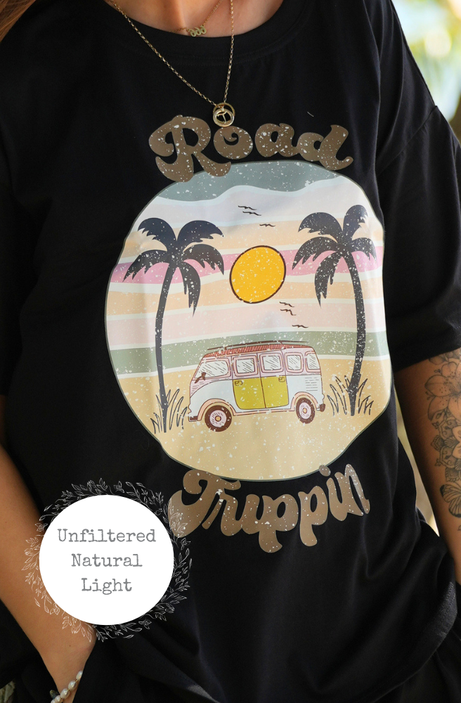 Road Trippin Outlaw Tee Unfiltered Natural Light