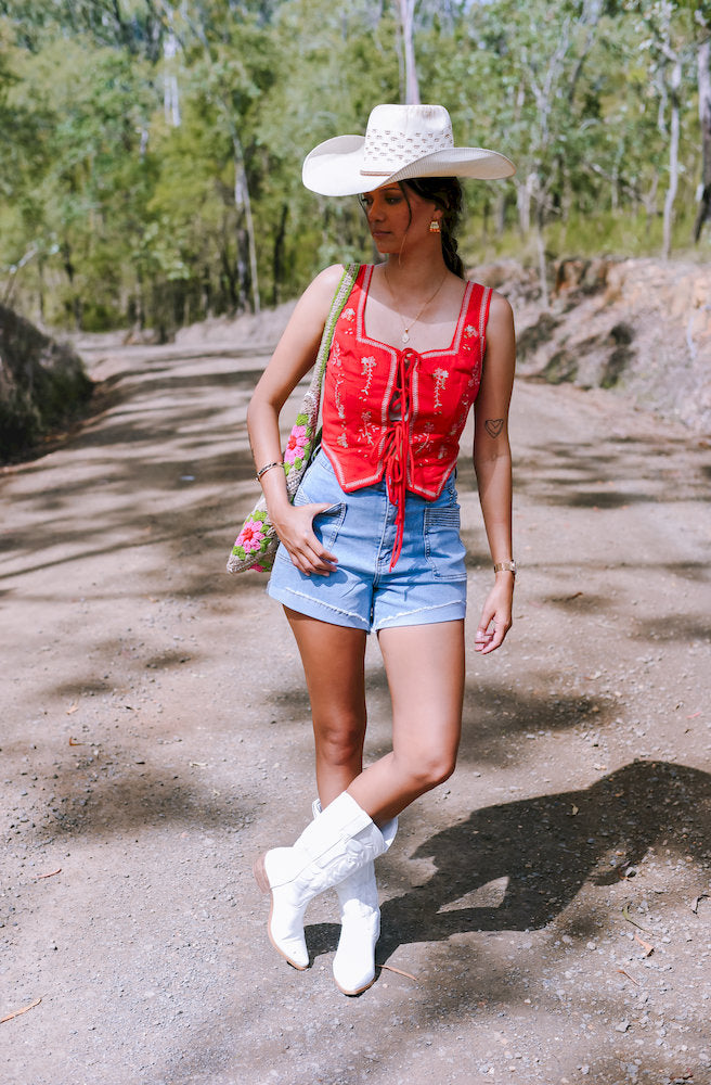 Serephina Vest Red