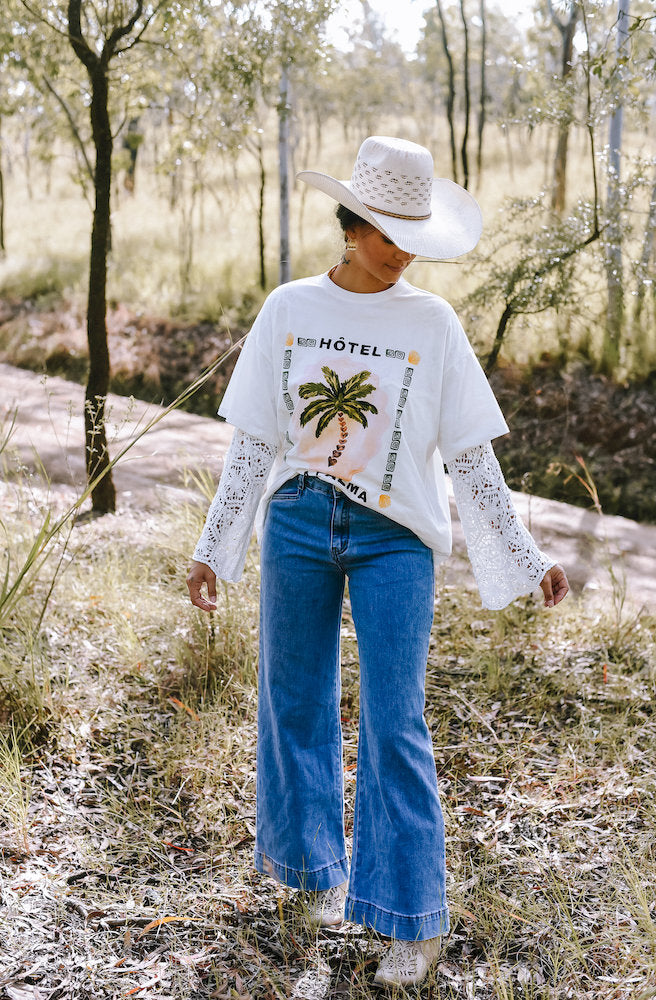 White La Palma Tee