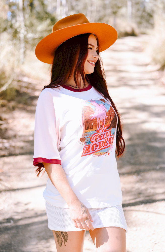 White Texas Rodeo Tee