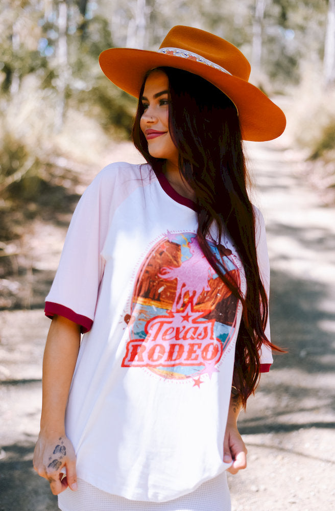 White Texas Rodeo Tee