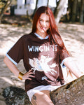Wingin It Brown Tee