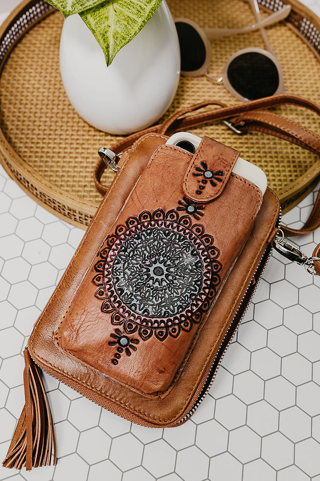 Cher Leather Phone Pouch Wallet