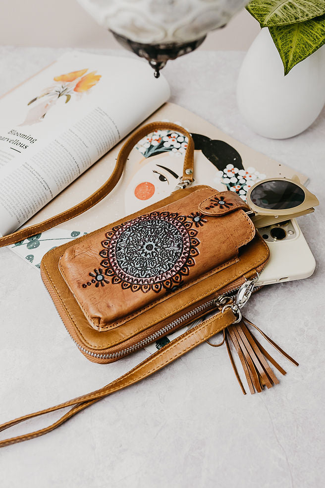 Cher Leather Phone Pouch Wallet