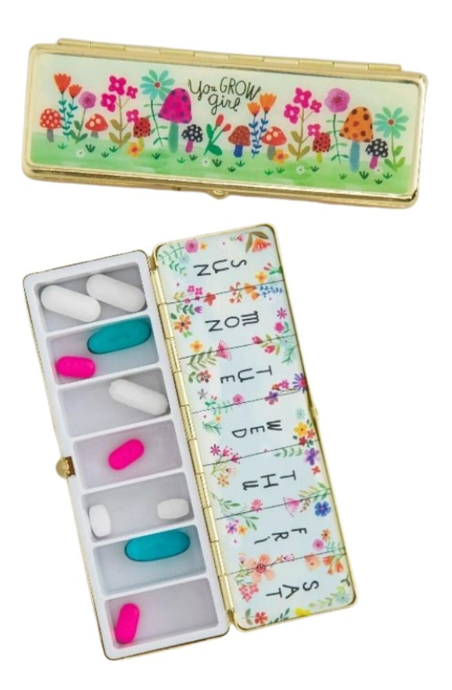 decorative boho style pill box positive affirmation