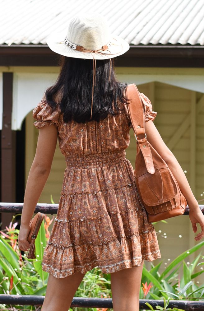Brown Bayou Maggie Dress