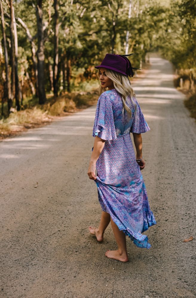 Indian Sari Combi Wrap Dress