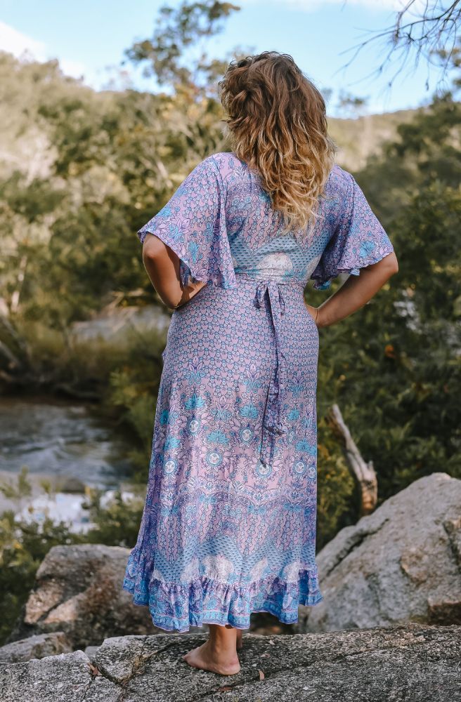 Indian Sari Combi Wrap Dress