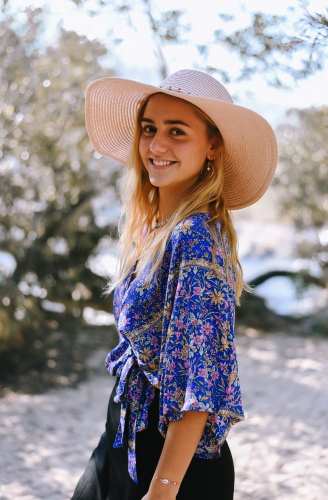 Cobalt Bloom Shazza Top