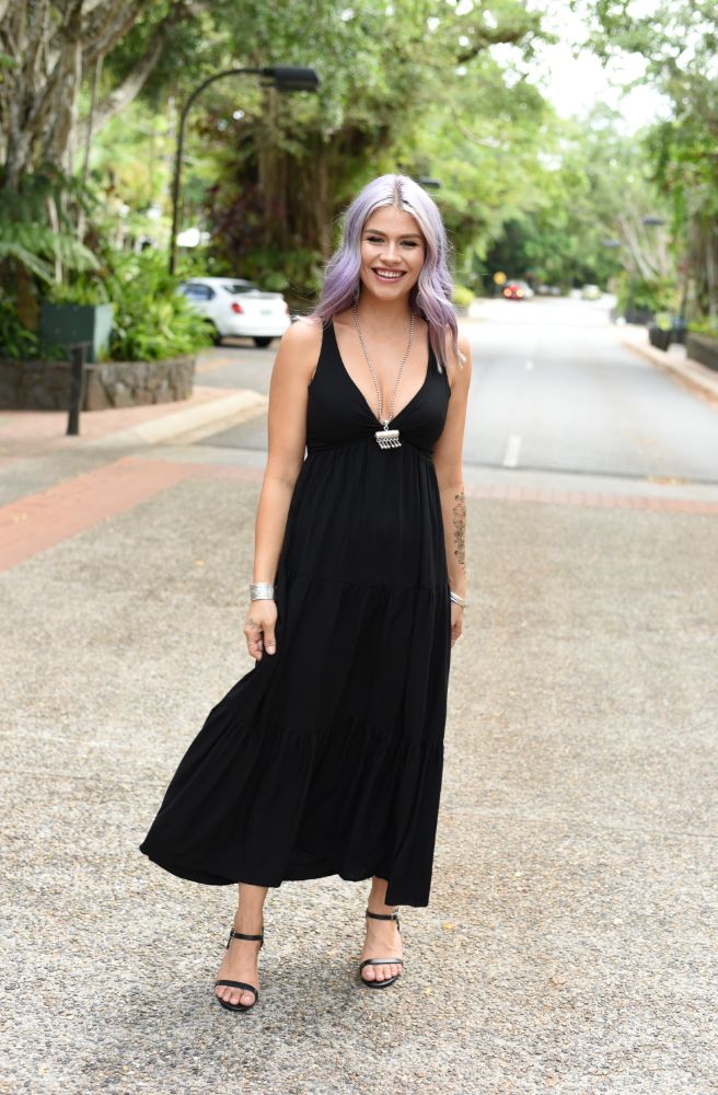 Ebony Seeker Maxi Dress