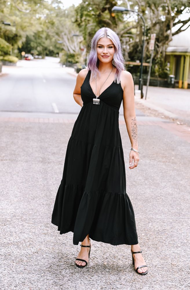 Ebony Seeker Maxi Dress