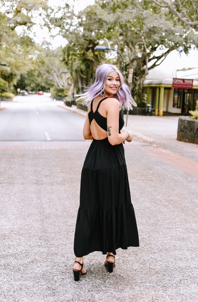 Ebony Seeker Maxi Dress