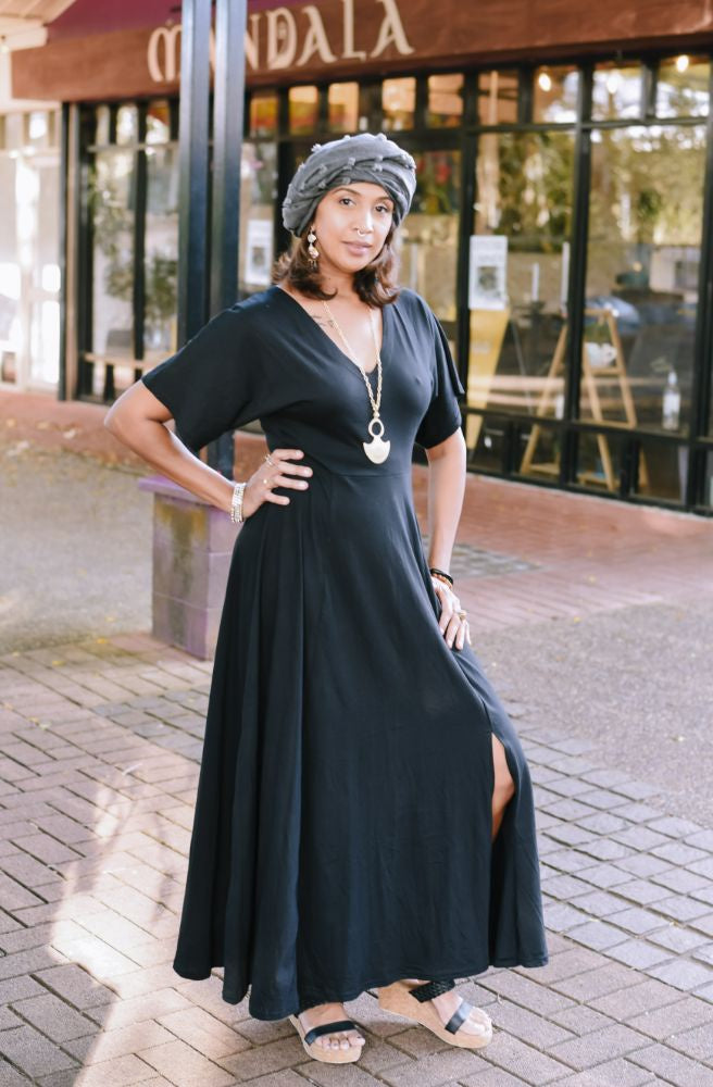 womens boho clothing online black maxi dress stretch knit