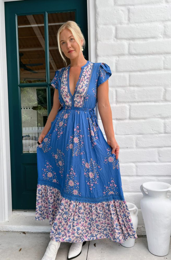 Jaase Hailee Print Mika Maxi Dress, Boho Summer Style