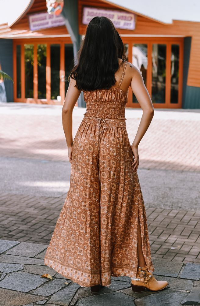 Brown Bayou Drifter Pants Back View